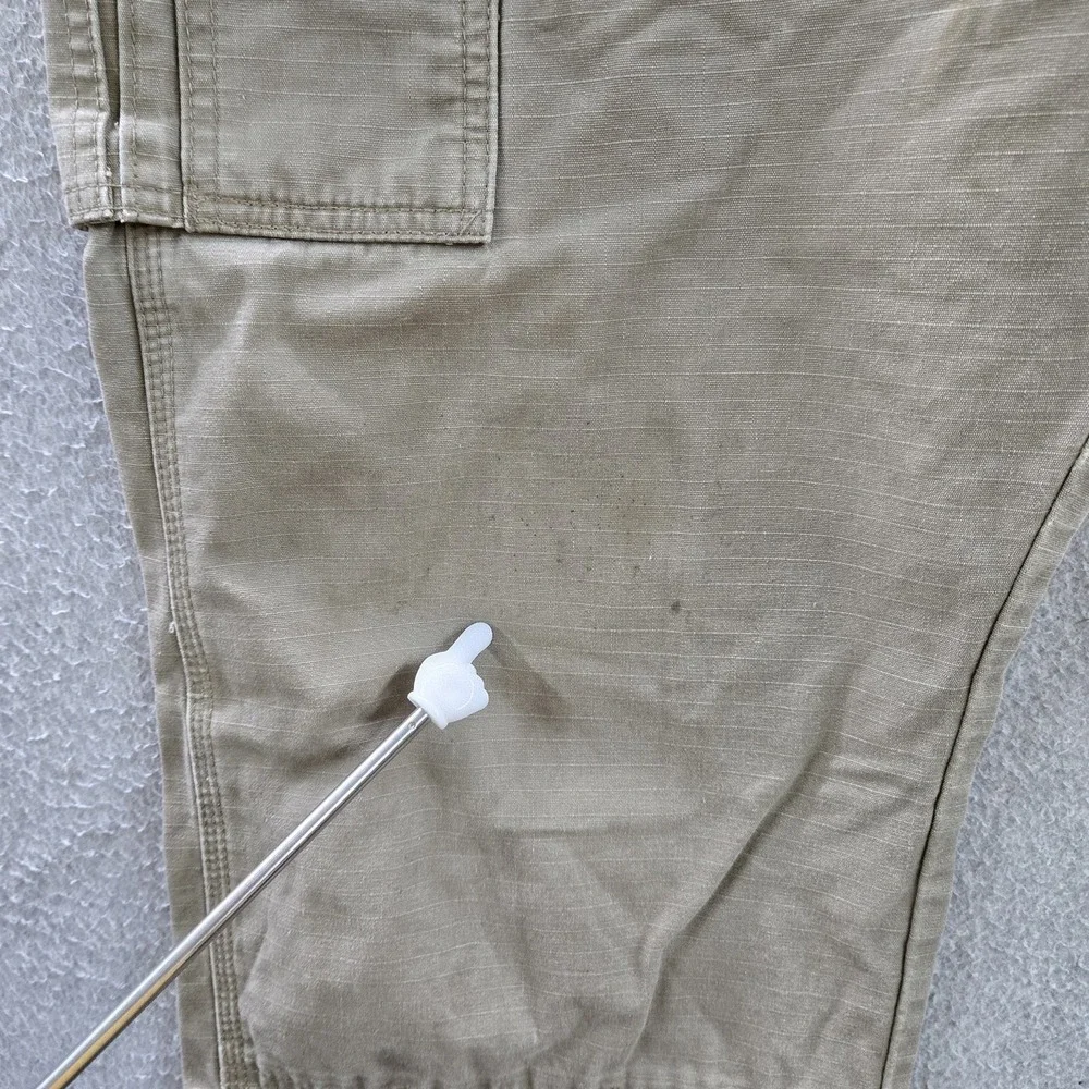 Wrangler Men Pants 36X32 Khaki Cargo Riggs Workwear Relaxed 30